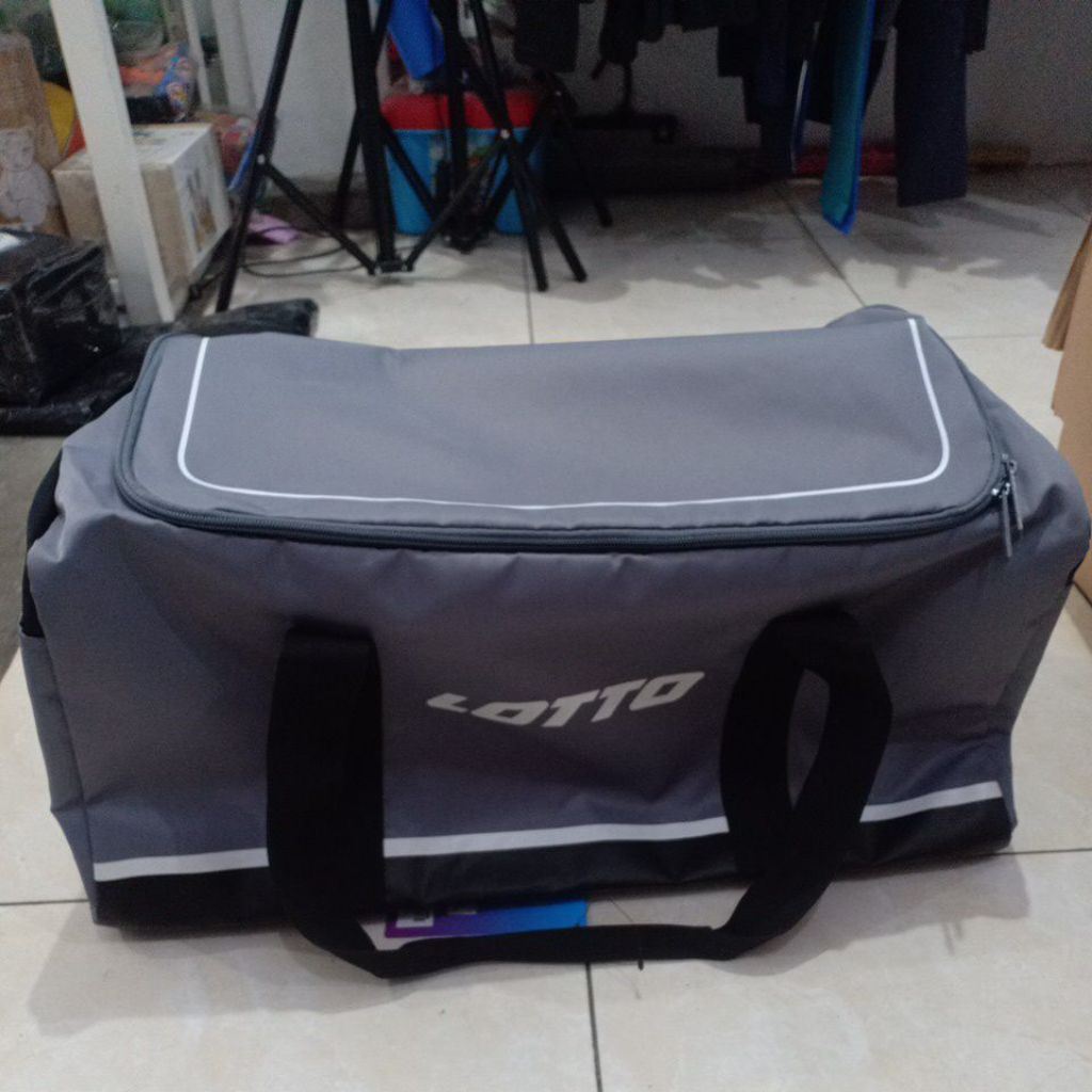 Tas Lotto Elta Gym Bag Grey