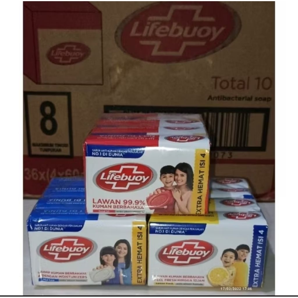 Sabun mandi  lifebuoy 70 gr sabun batang lifebuoy