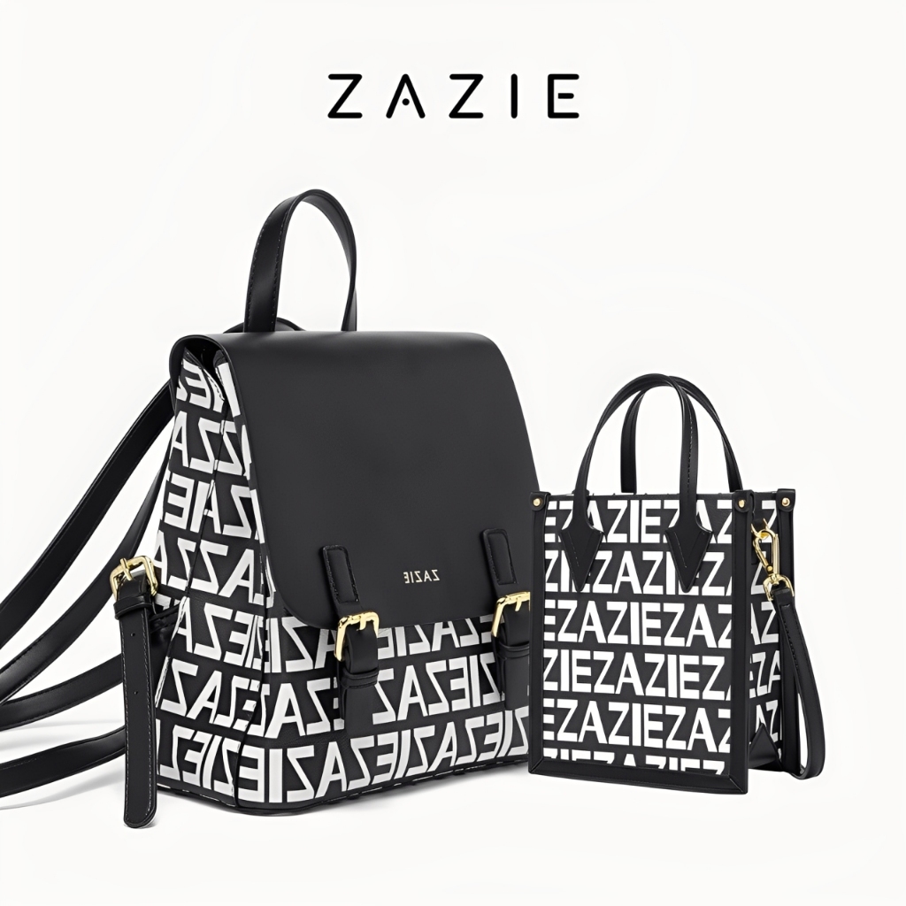 [BUNDLING] ZAZIE Tas Ransel Wanita Tas Selempang Wanita Backpack 2016