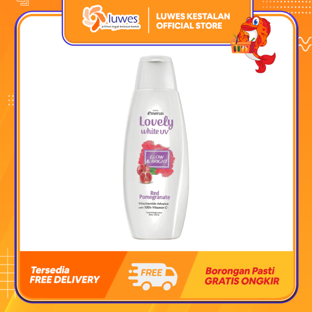 Emeron Lovely White UV Glow & Bright Hand & Body Lotion 100ml | Lotion Emeron Lovely | Hanbody Emero