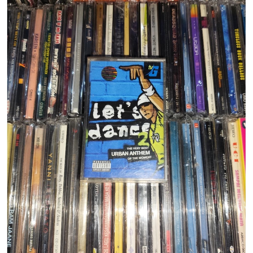 Kaset Kompilasi Let's Dance - The Black Eyed Peas, Mariah Carey, Pussycat Dolls, 50 Cent, 2Pac, Will