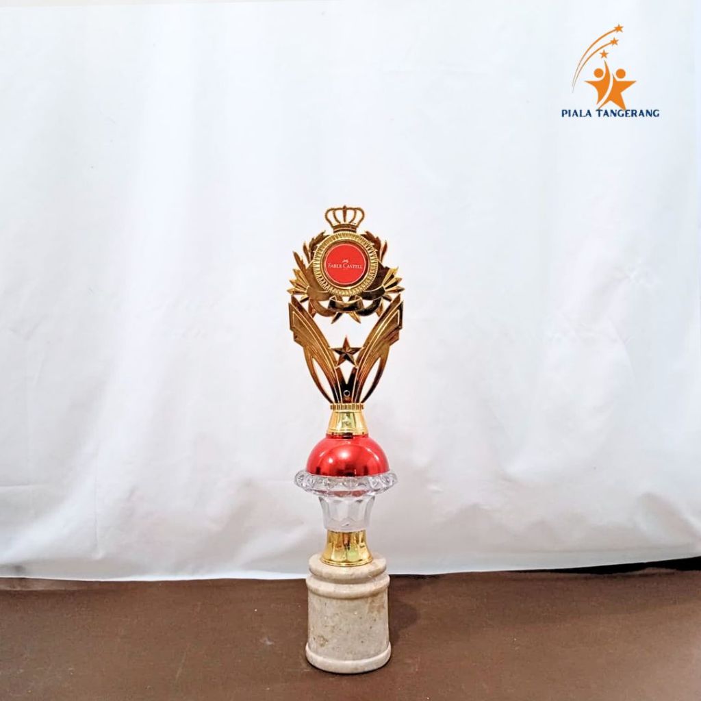 PIALA SATUAN DAN SET KACA ASBAK KOMBINASI MANGKOK TATAKAN MARMER