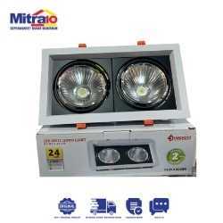 Downlight LED 12W Grill - Lampu Sorot, Untuk Plafon Gypsum - Durevole