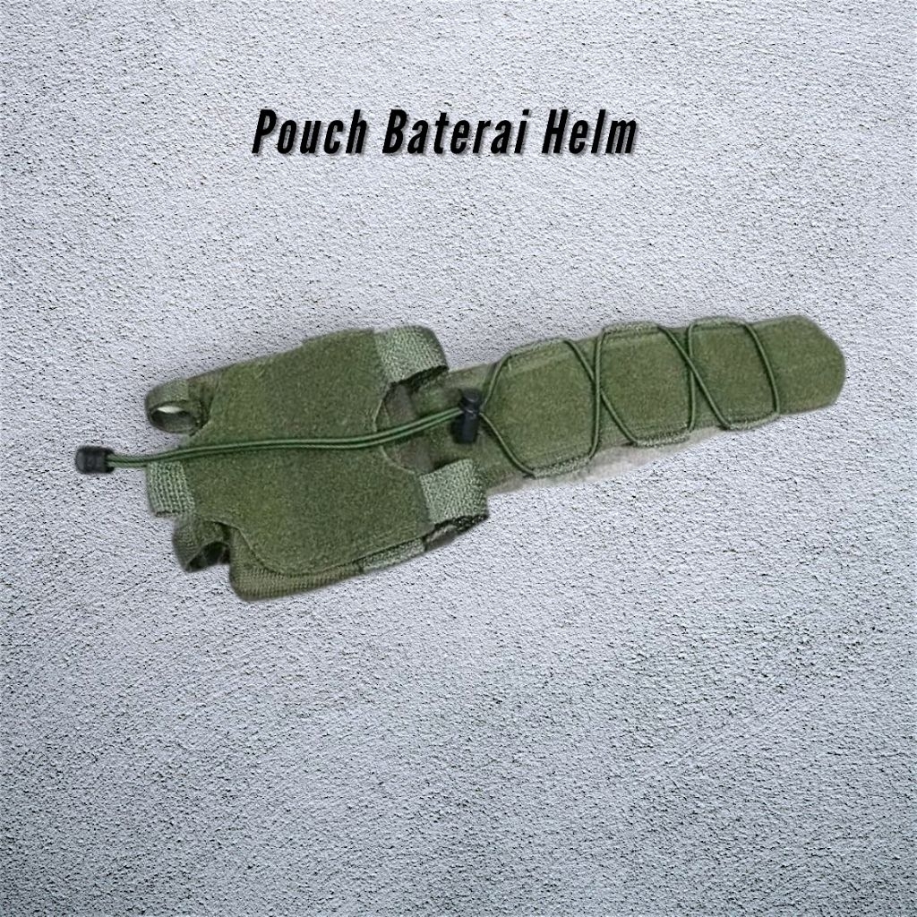 Cover Helm Mich 2001 Tactical Hijau / Pouch Baterai Helm Tactical Mich 2001 Hijau Co