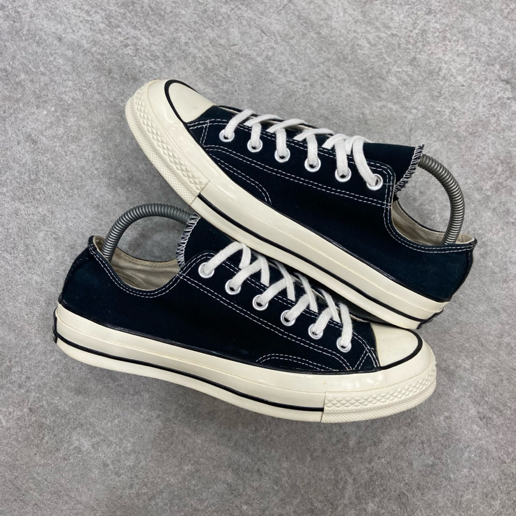 [Size 41] Converse Chuck Taylor All Star 70S Low Black White Second Original Kondisi Seperti Beli Ba