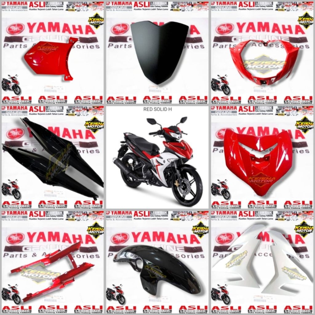 Body-body halus satuan JUPITER MX KING 150 Merah 2025 ORIGINAL YAMAHA