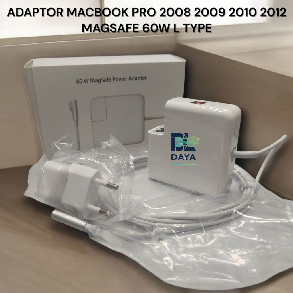 Adaptor/Charger Macbook Pro 2007 2008 2009 2010 2011 2012 Magsafe 60W L Type