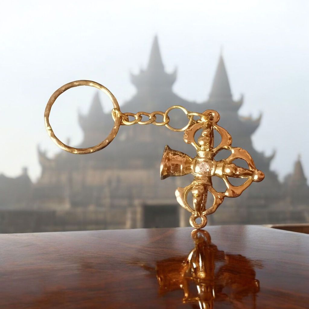 gantungan tibet vajra genta dorje bell