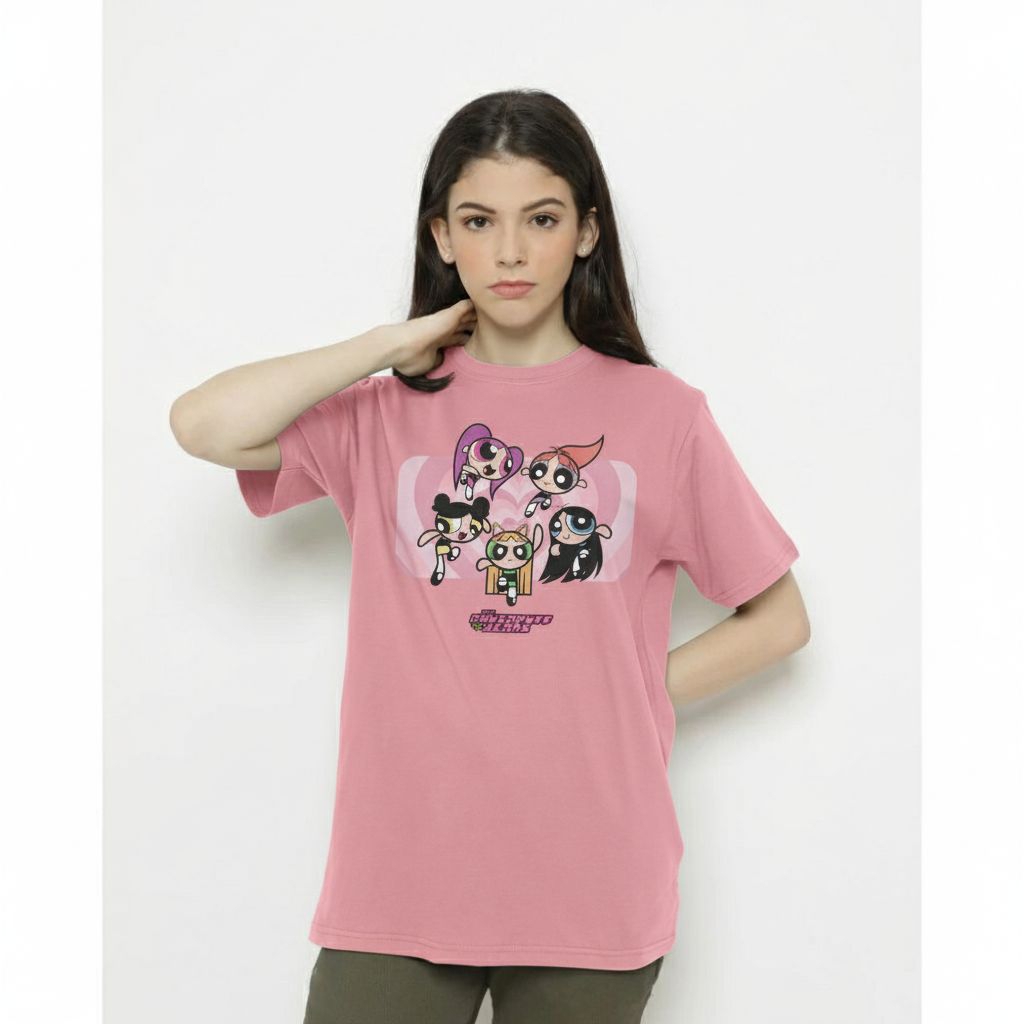 Arigo T-Shirt Powerpuff Jeans