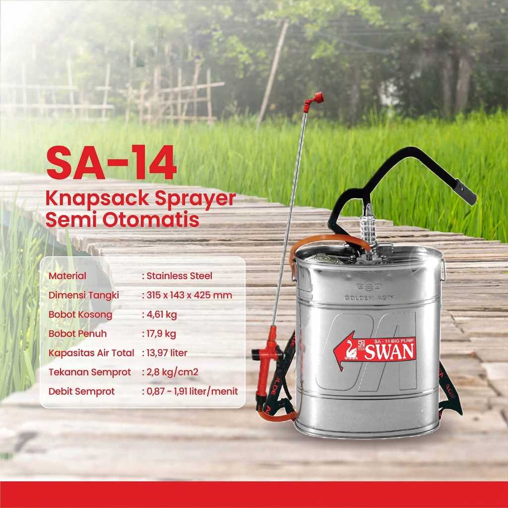 Swan - Manual Sprayer Swan 14 liter Dan 15 liter - Alat semprot pestisida