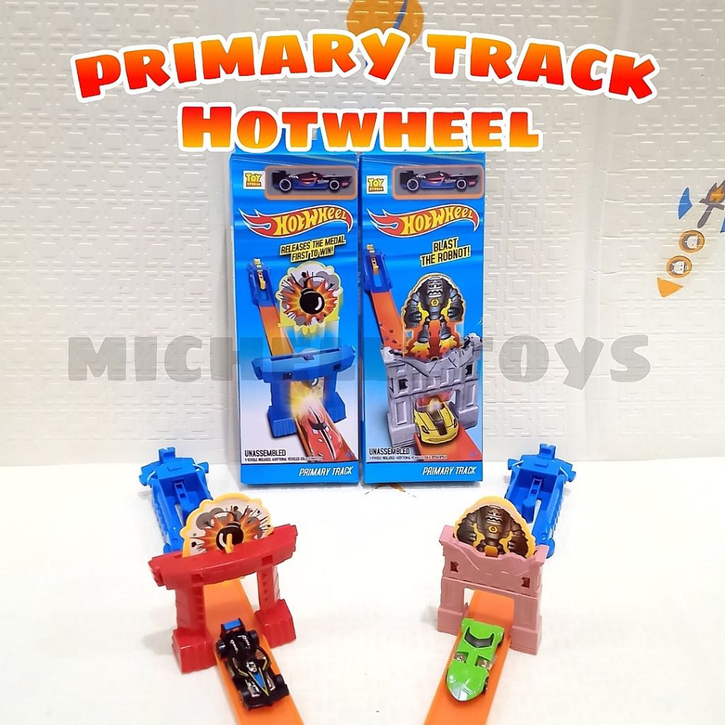 Hot Wheels Track Primary Hotwheel Mainan Anak Track Jalur HotWheel 0803-5
