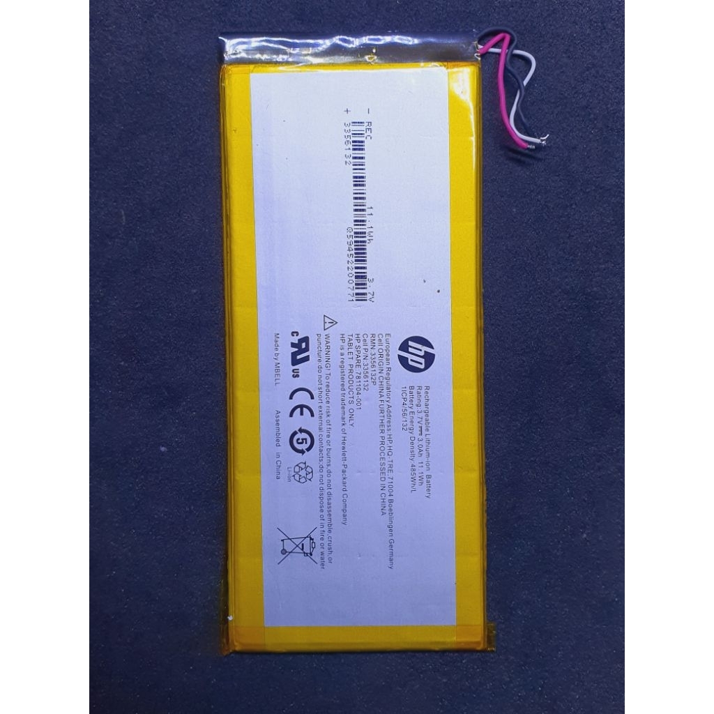 Batrai Tablet Hp 7 VoiceTab Original Cabutan bawaan