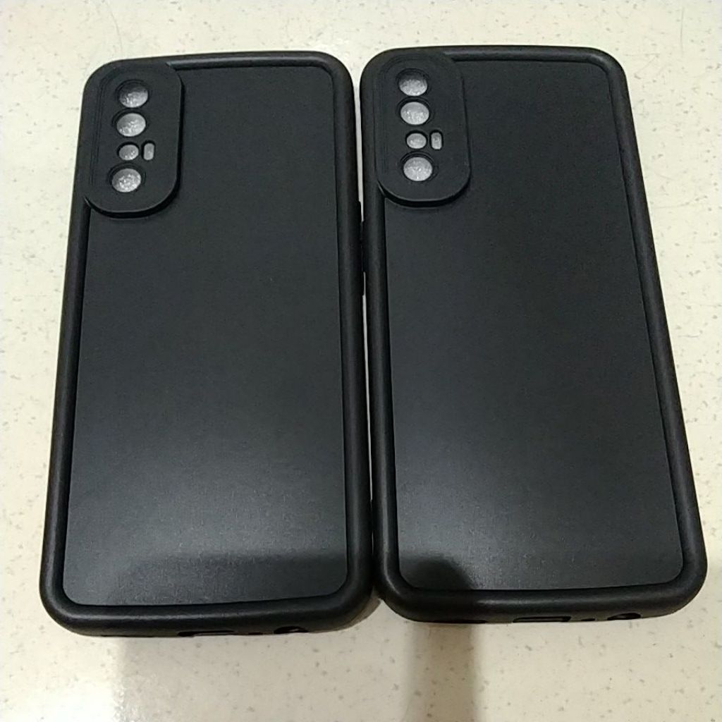 SOFTCASE SILIKON OPPO RENO 3 PRO MATTE BLACK