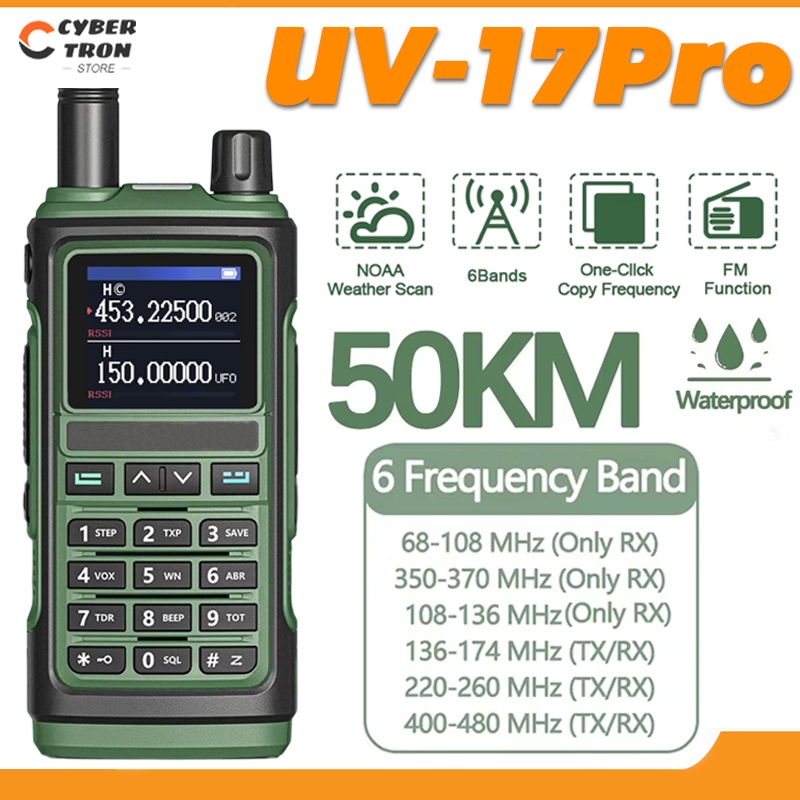 Walkie Talkie UV-17PRO Wireless replication frequency Remote wireless intercom long distance Handhel