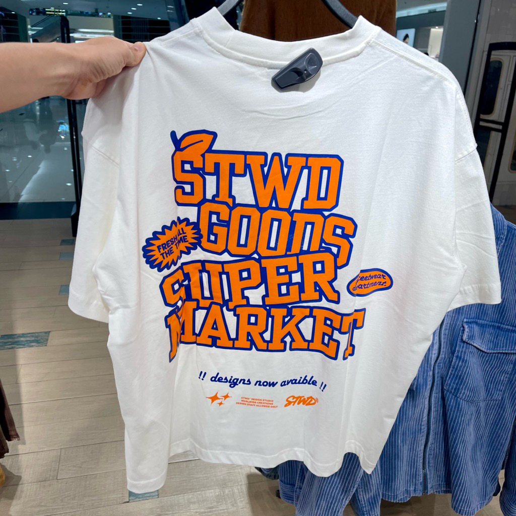 Tshirt Pull and Bear Man STWD GOODS Boxy Fit