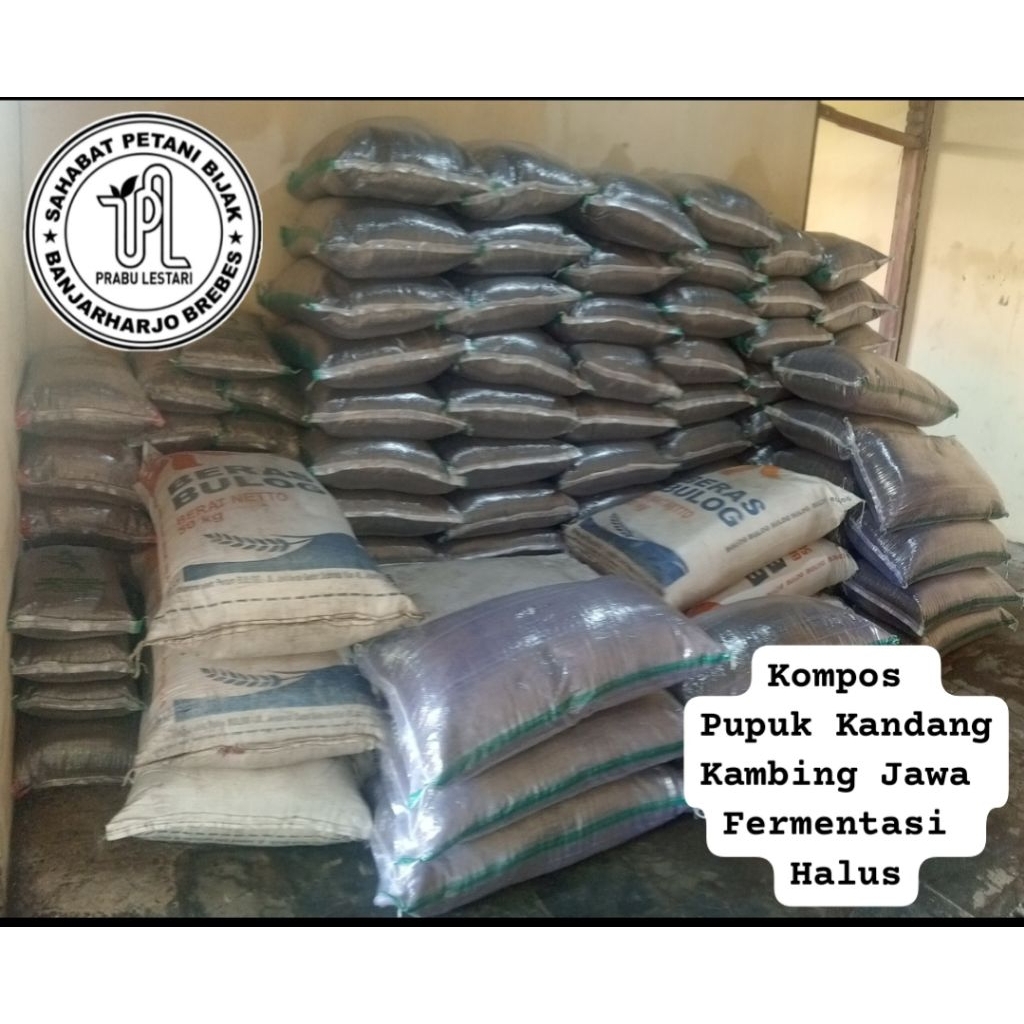 Kohe Kambing halus fermentasi kemasan 25 kg