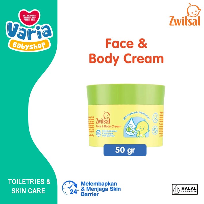 Zwitsal Baby Face & Body Cream Chamomile & Vit E / Cream Wajah Bayi / Baby Face Cream | ZWITSAL BABY