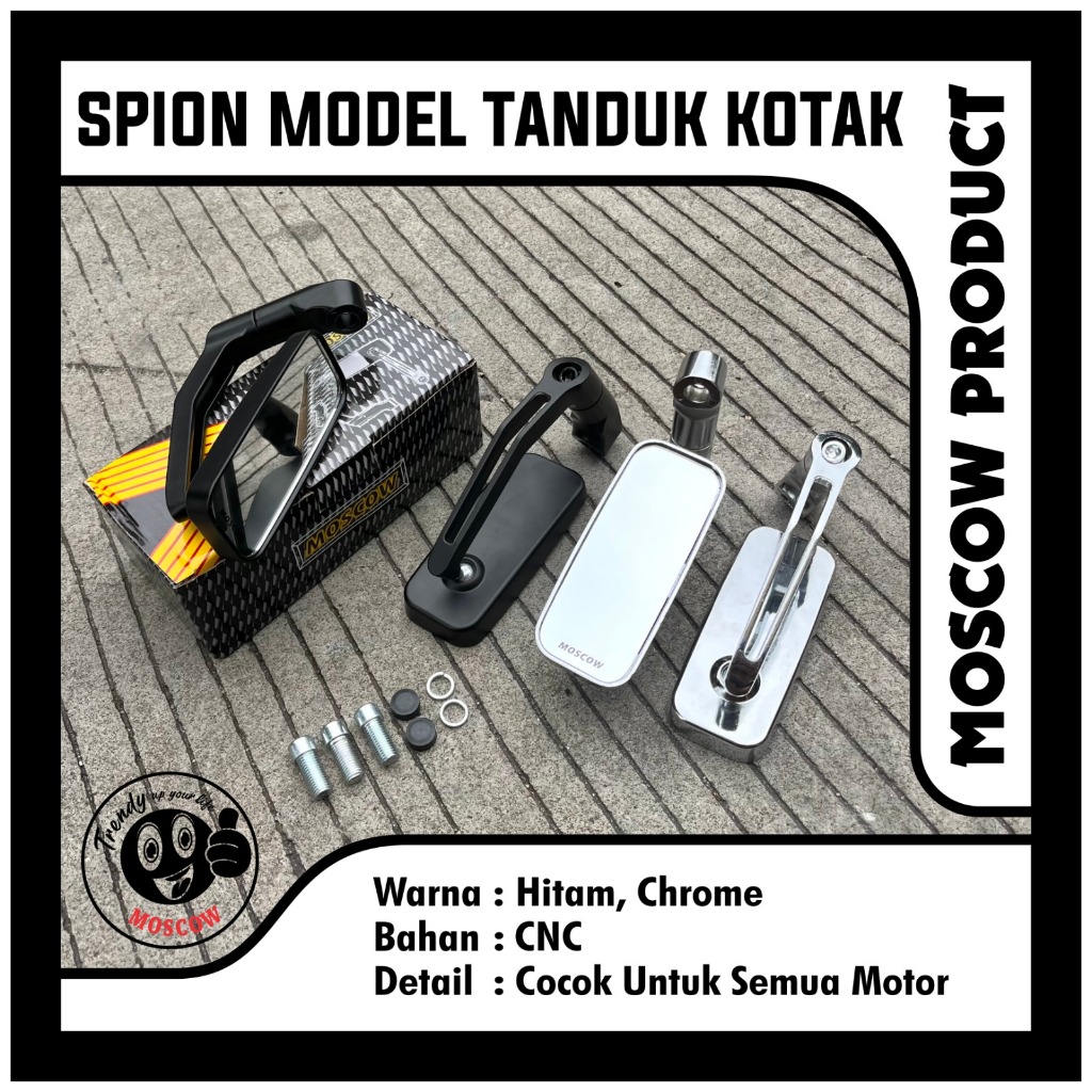 SPION TANDUK MINI KOTAK MOSCOW FULL CNC Universal Variasi Motor Nmax Pcx Aerox Beat Vespa Vario Mx K