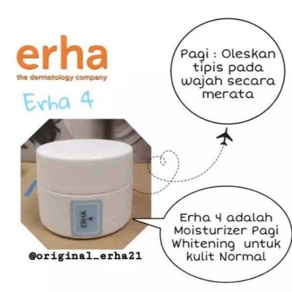 CREAM ERHA 4 ERHA 5 ERHA 6 ERHA 7 ERHA 9 ORI KLINIK ERHA