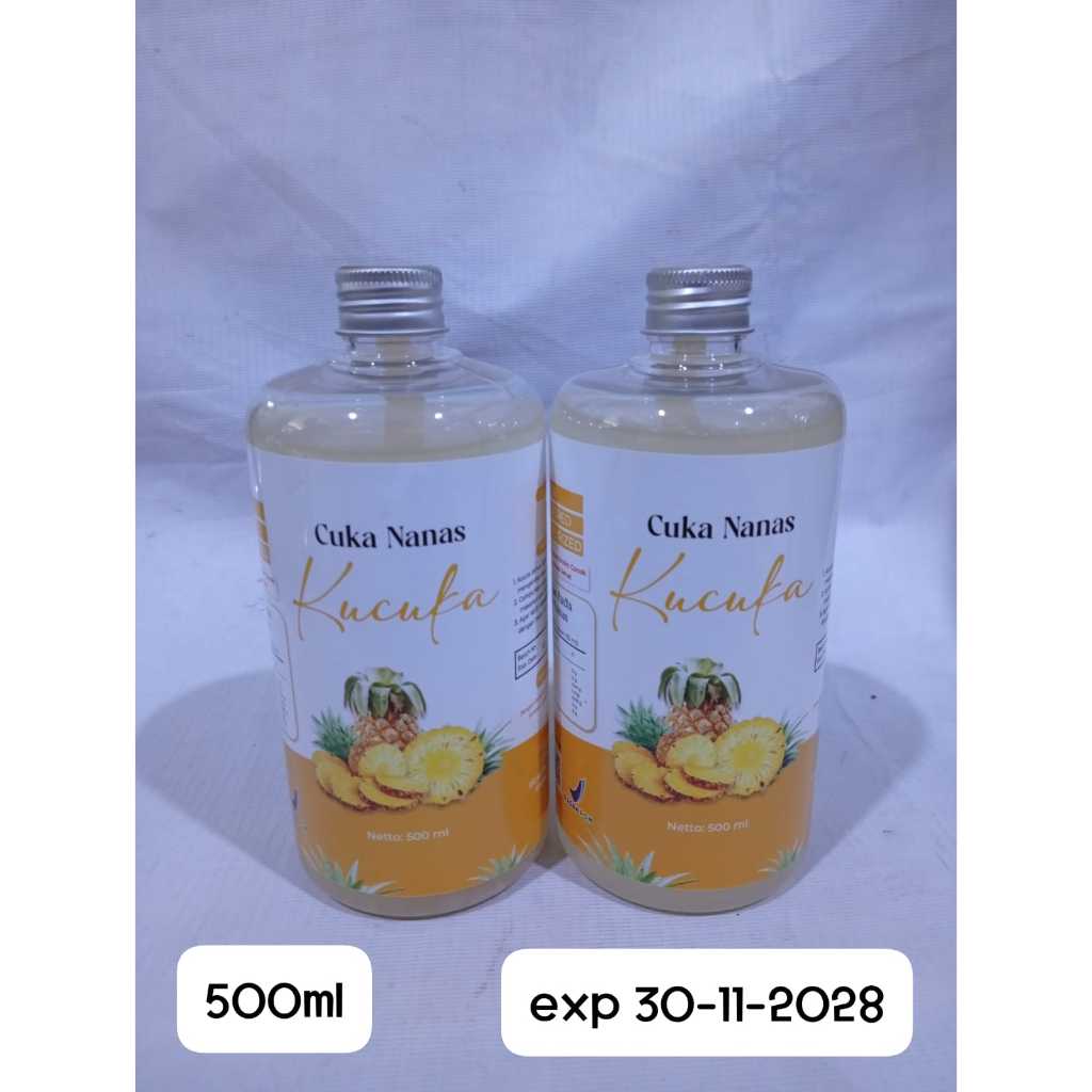 cuka nanas kucuka 500 ml - cuka nanas original - cuka nanas murni - cuka nanas untuk diabetes - cuka