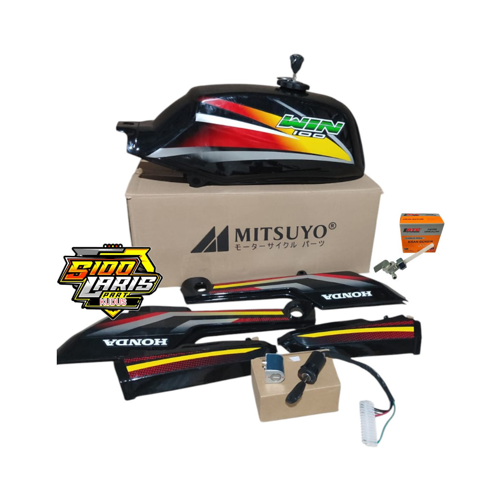 Tangki Win 100 Fiber Anti Karat Original Honda