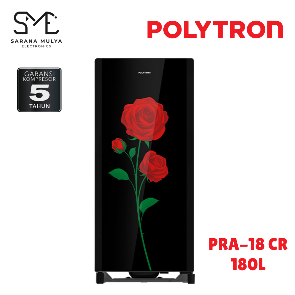 Kulkas 1 Pintu Polytron 180L PRA-18CRX