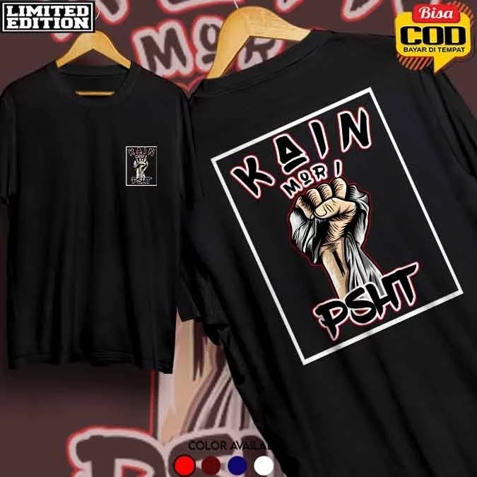 KAOS KAIN MORI PSHT TERATE KAOS DISTRO KAIN MORI PSHT TERATE PRIA WANITA