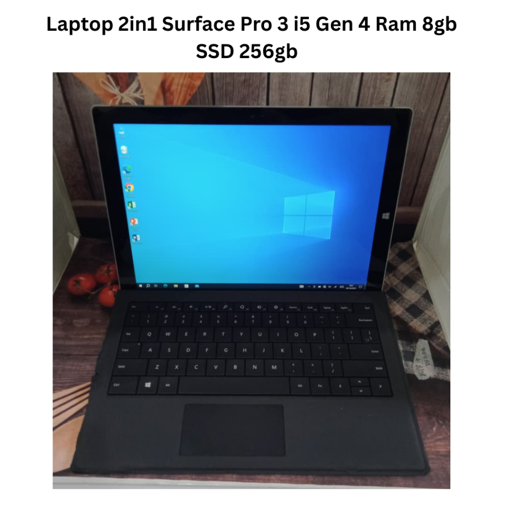 Microsoft Surface Pro 3 Intel Core i5 Gen 4 RAM 8GB SSD 256GB Touchscreen