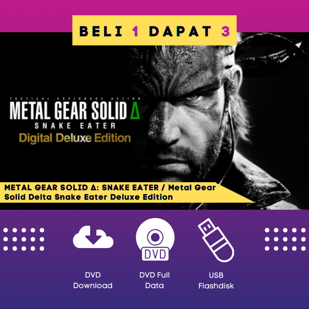 METAL GEAR SOLID: SNAKE EATER / Metal Gear Solid Delta Snake Eater Deluxe Edition | Game PC Original