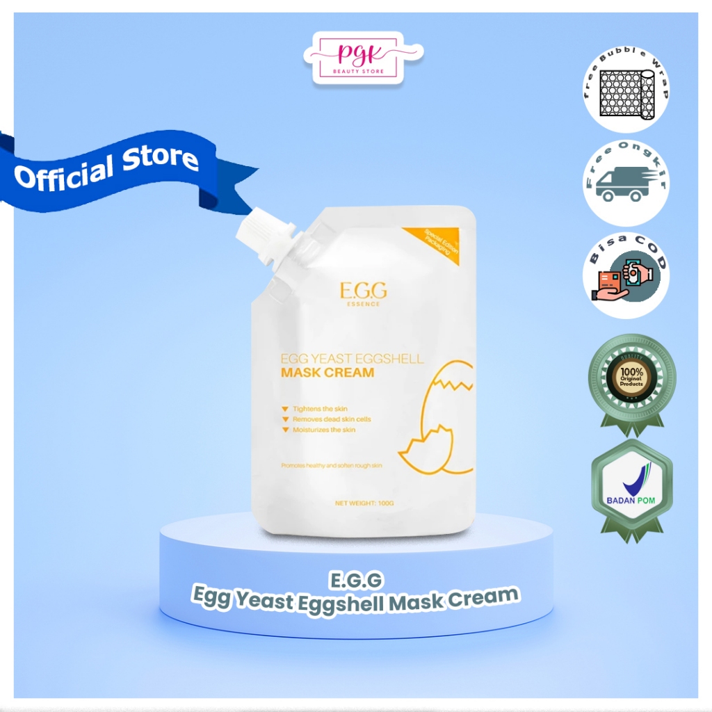 E.G.G Egg Yeast Eggshell Mask Cream 100g
