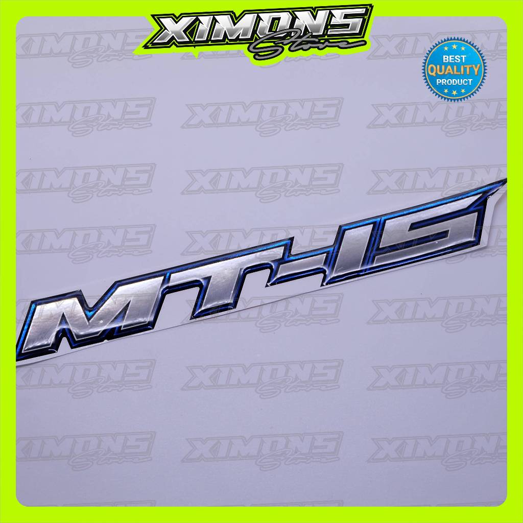 Emblem yamaha mt 15 / emblem timbul yamaha mt 15 / emblem mt 15 / emblem yamaha mt 15 / stiker logo 