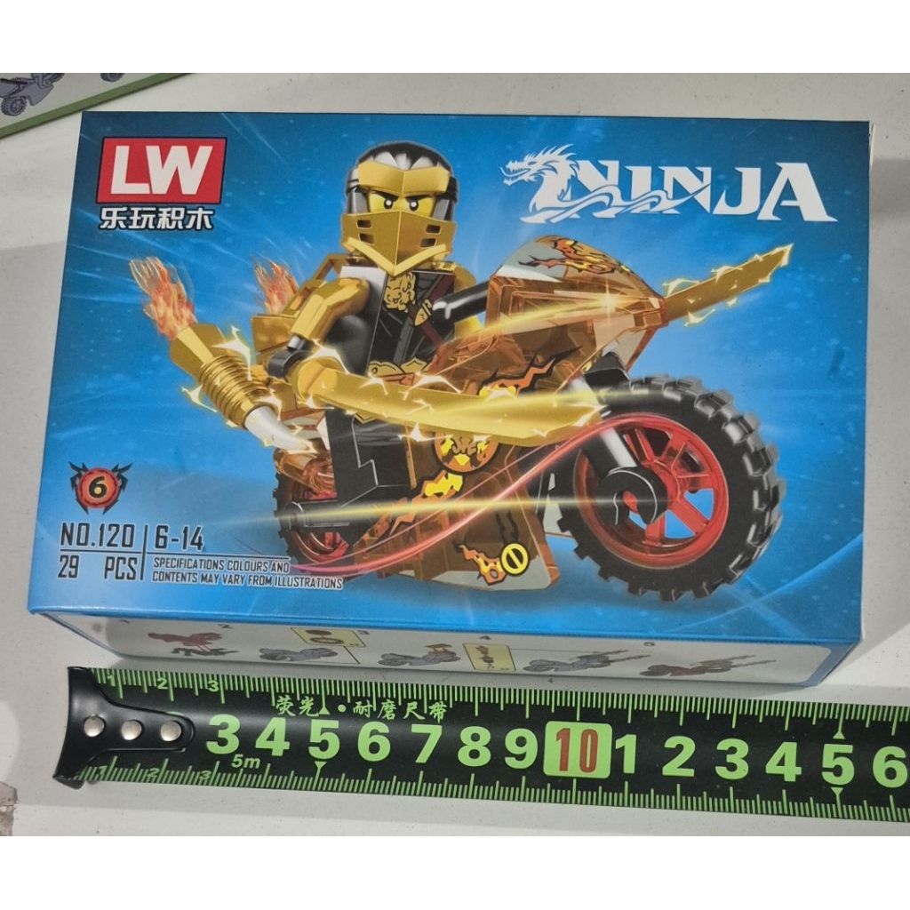 MAINAN LEGO NINJA BERMOTOR 120