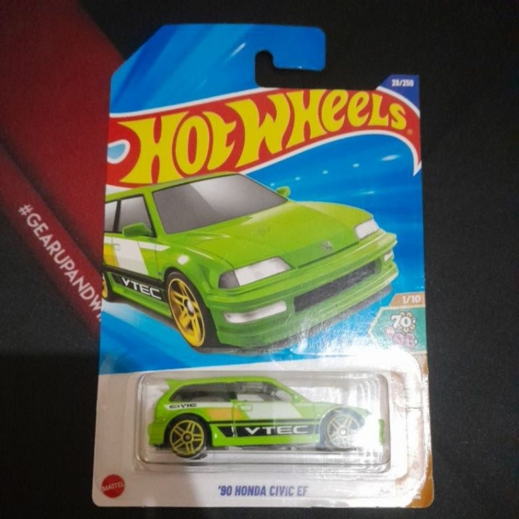 Hot wheels Civic EF Hijau