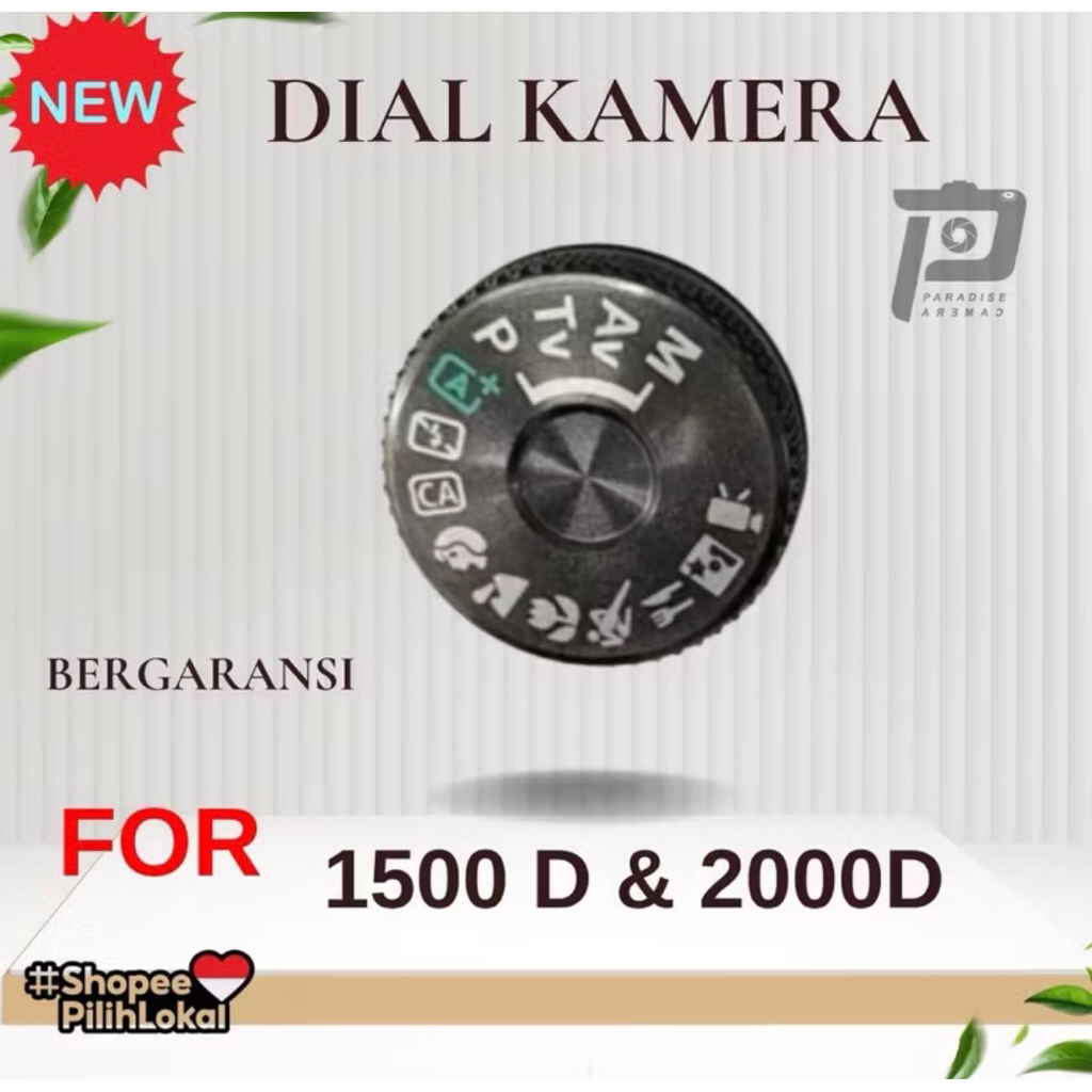 Dial mode kamera 1500 D dan 2000 D New garansi