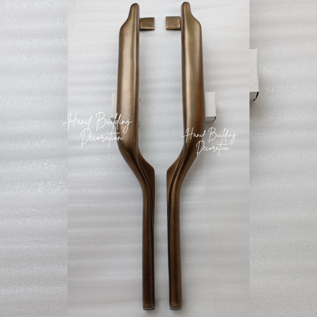 Handle Pintu Pull Handle Kuningan Minimalis Klasik 81 cm Kupu Tarung