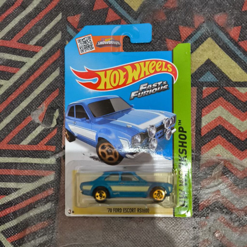 Hotwheels Fast Furious Showdown '70 Ford Escort RS1600