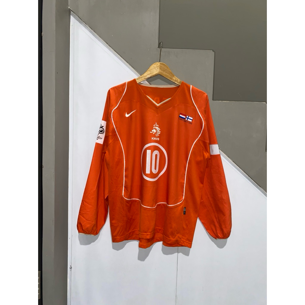 jersey LS retro vintage timnas belanda holland netherland 2004