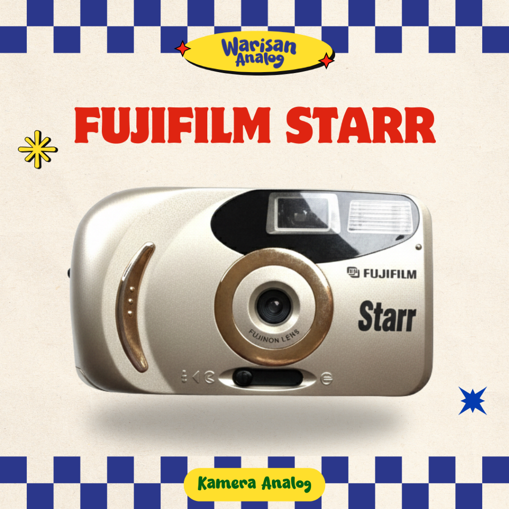 KAMERA ANALOG FUJIFILM STARR | REUSABLE CAMERA FILM 35MM | HASIL FOTO RETRO | COCOK UNTUK PEMULA | K