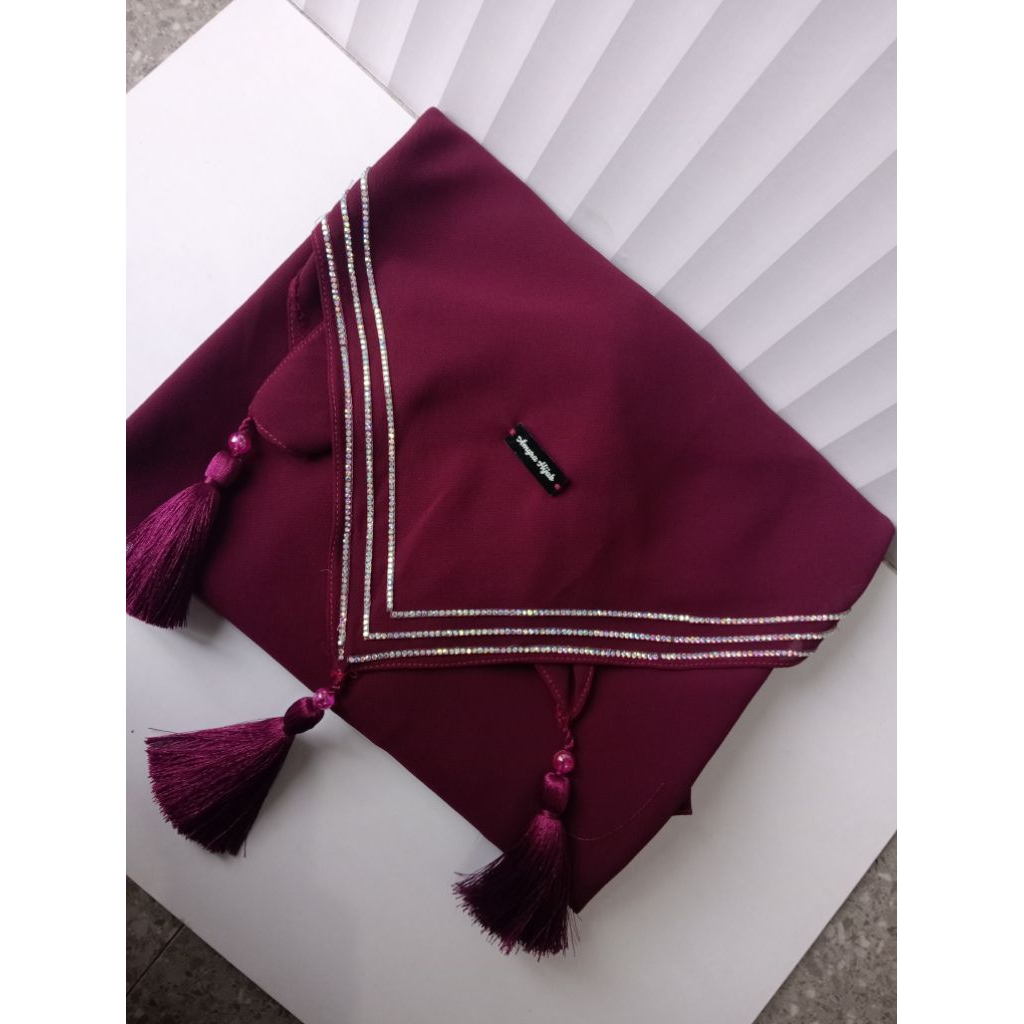 Khimar ZAINA (Warna)  [ set cadar ] By Amyra Hijab