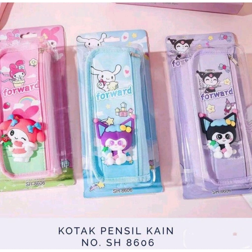 KOTAK PENSIL, KOTAK PENSIL KAIN, KOTAK PENSIL KARAKTER, KOTAK PENSIL LUCU, KOTAK PENSIL KEKINIAN, KO