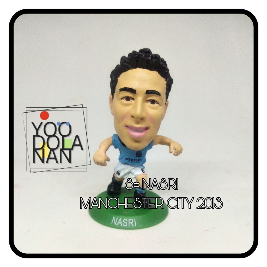 8# NASRI - MANCHESTER CITY 2013 CORINTHIAN SOCCERSTARZ MICROSTARS FIGURE PEMAIN BOLA