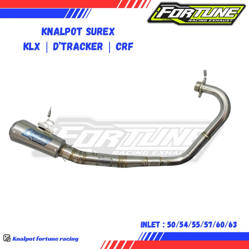 knalpot CRF DTRACKER KLX KOLONG BAWAH