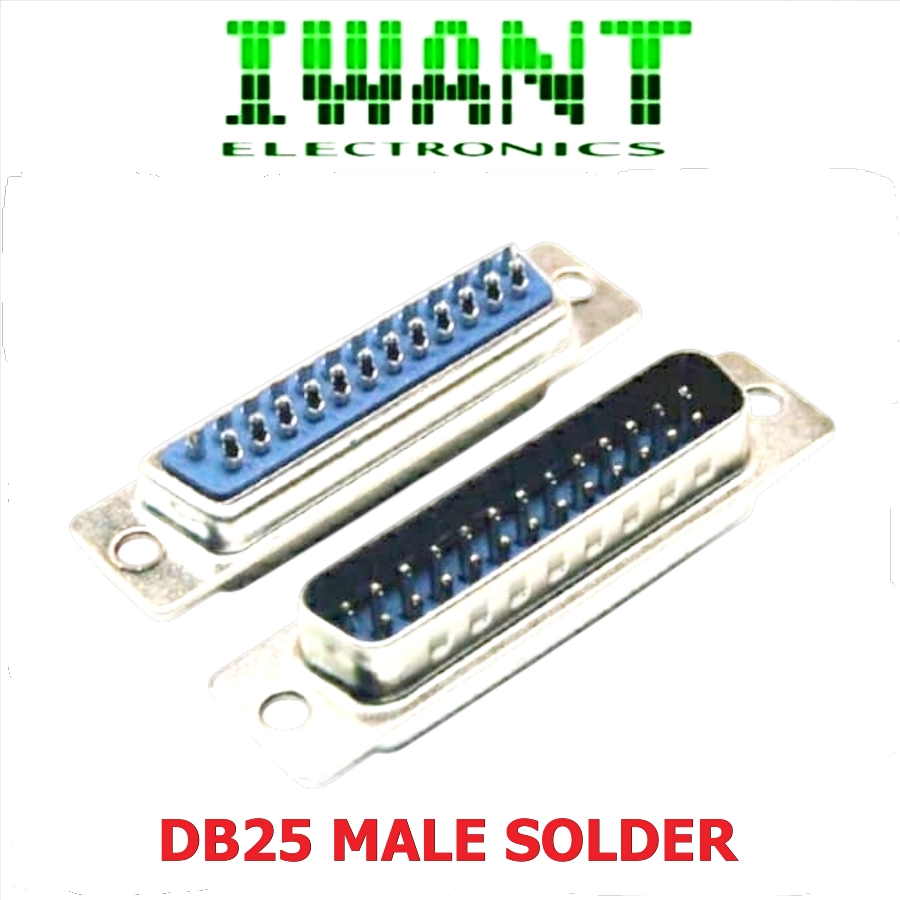 DB25 MALE FEMALE SOLDER CONNECTOR DB25 SOLDER FEMALE MALE KONEKTOR DB25 MALE SOLDER KONEKTOR DB25 FE