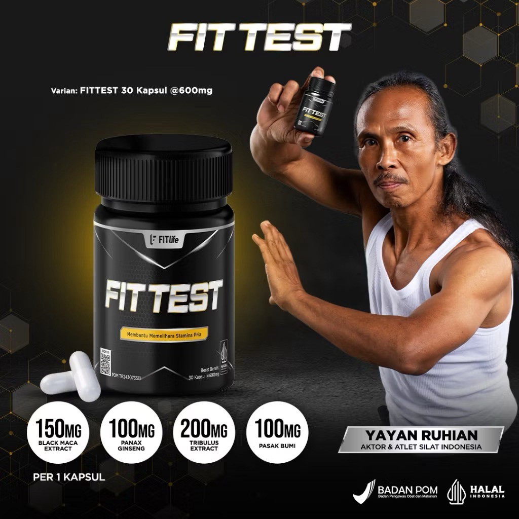 FITLIFE FITTEST 30 KAPSUL TESTOSTERONE BOOSTER
