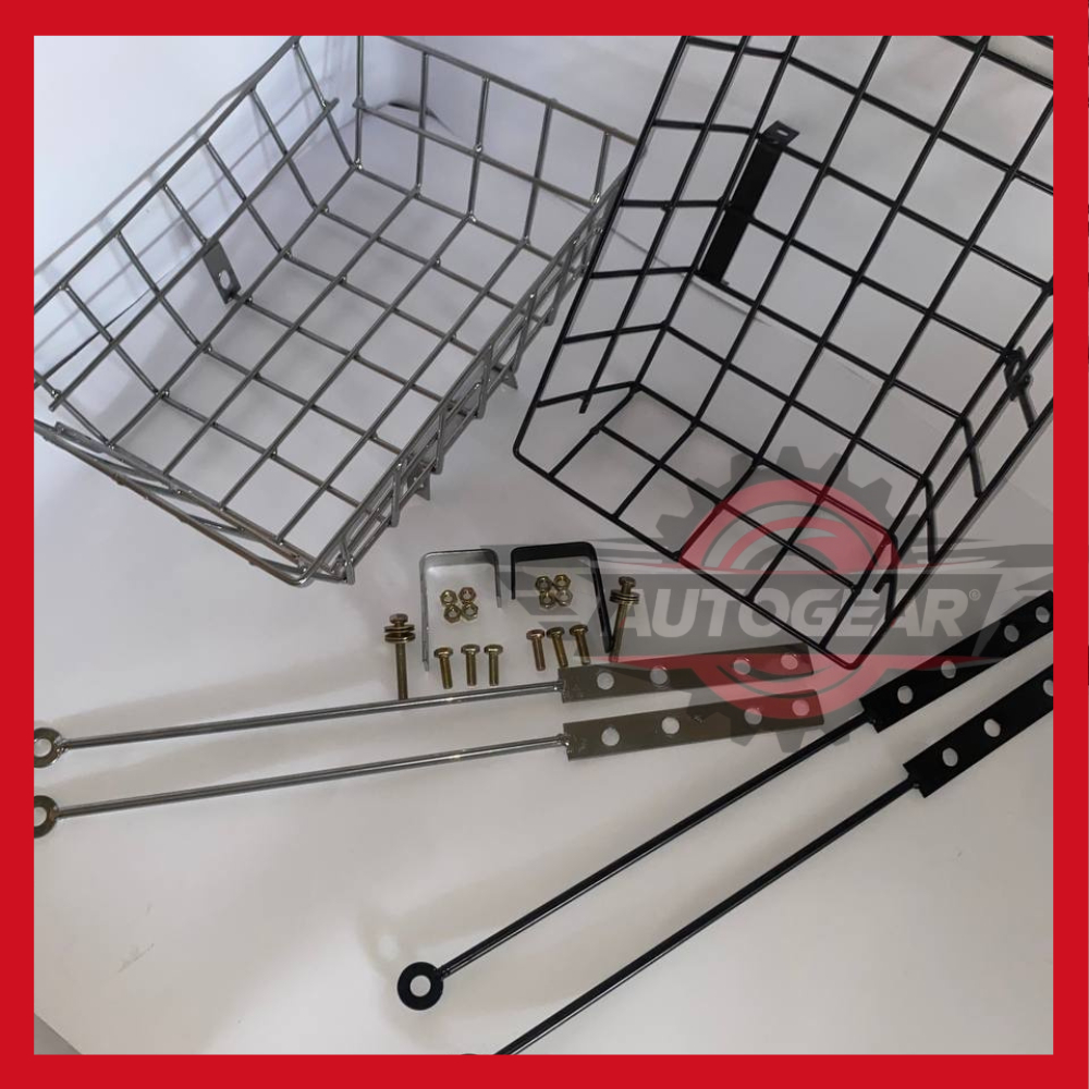 Keranjang Sepeda MTB Fixie Selli 20kg Premium || Keranjang Sepeda Lipat Premium 20kg Adjustable