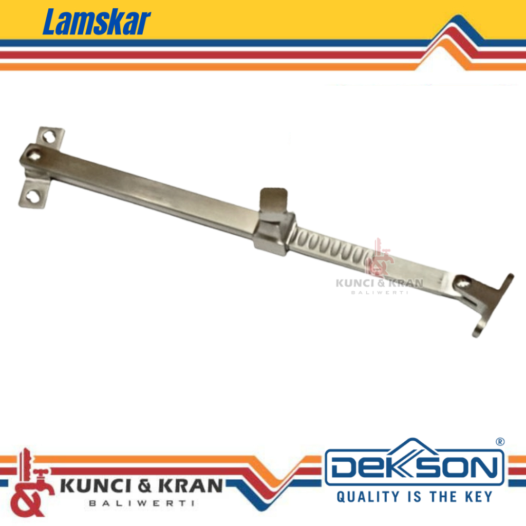 Lamskar Dekkson AWH SQ 001 SS Penahan Jendela Stainless Steel