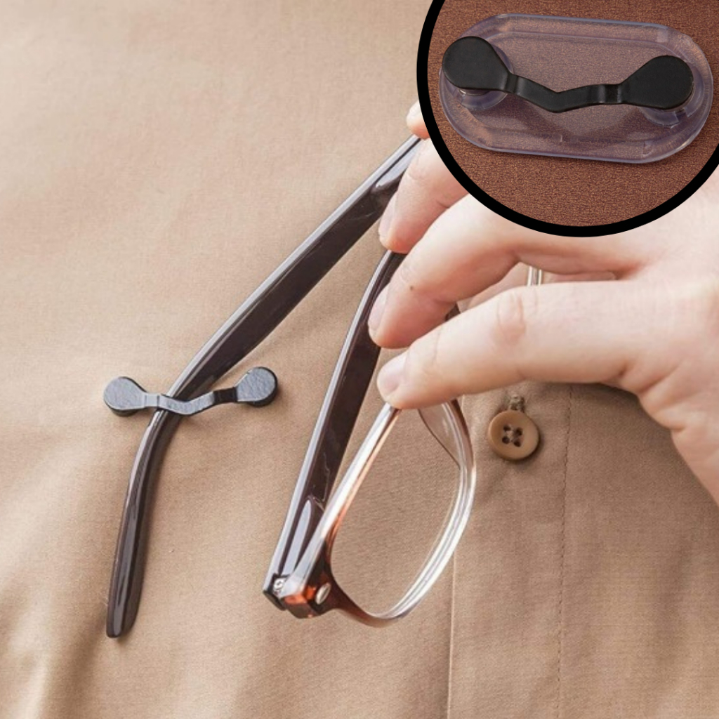Klip Magnet Holder Kacamata Gantungan Kacamata Portable Aksesoris Kacamata