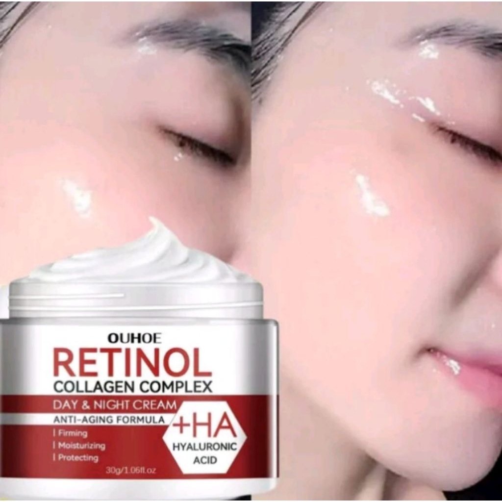 Retinol Cream Siang Malam Retinol Cream Anti Aging Perbaikan Retinol Night Cream Penghilang Flek Hit
