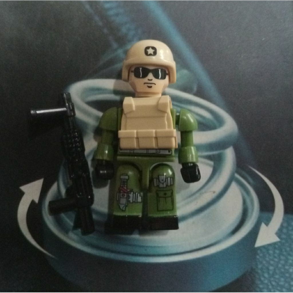 brick Figure Army soldier