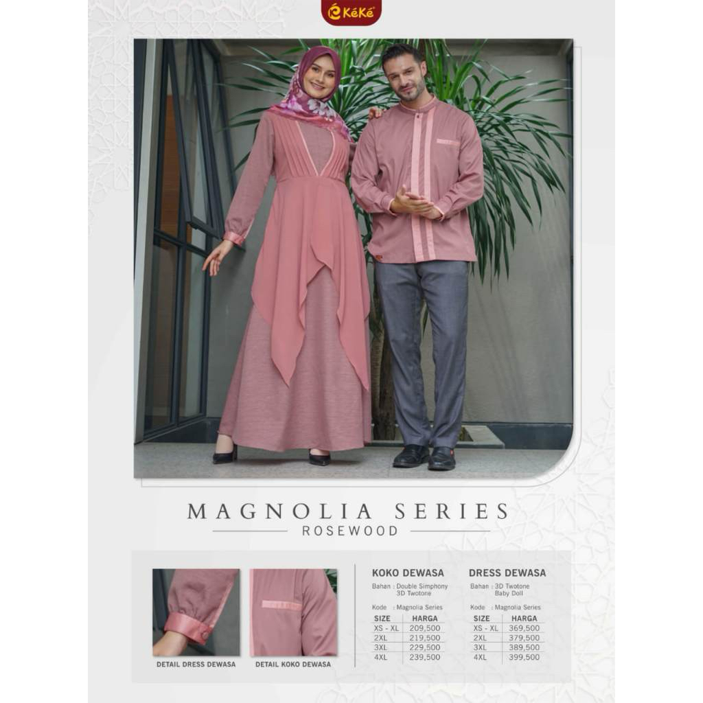 gamis dewasa Keke magnolia sz L dan XL